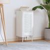 Slatted Design Cabinet Door White 61.5 X 29.5 Cm