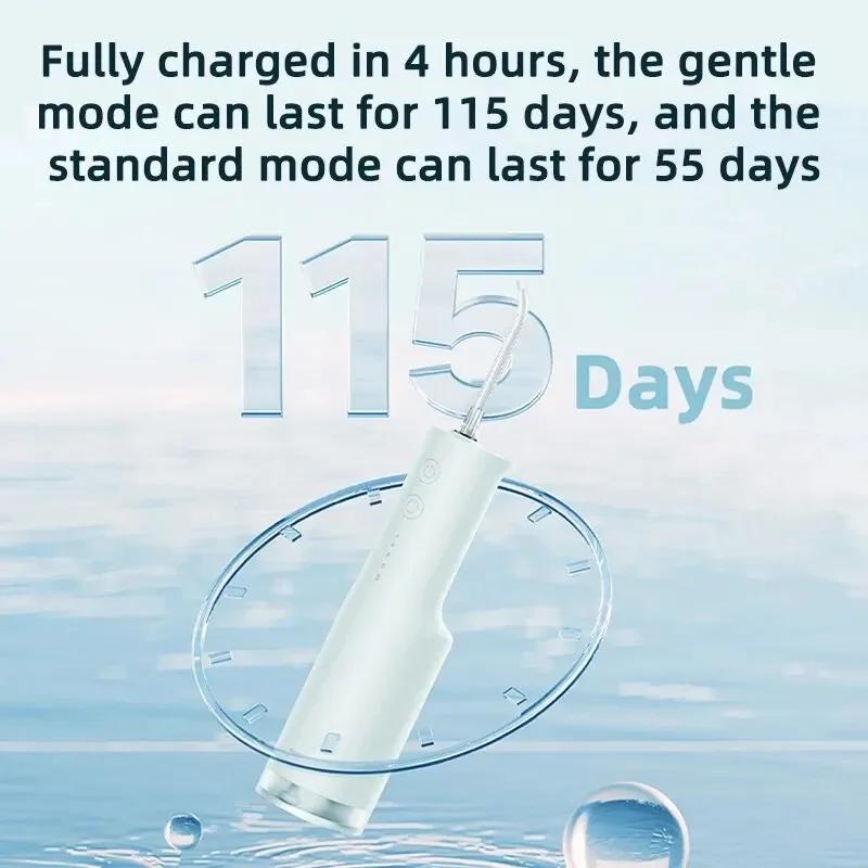 XIAOMI MIJIA F300 Portable Oral Irrigator Dental For Irrigator Teeth Water Flosser Oral Cleaner water thread Teeth