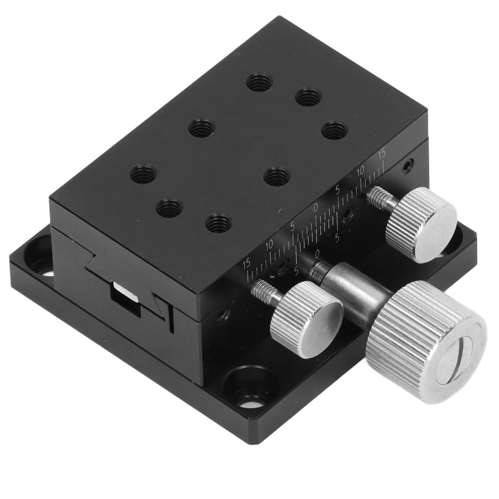 X Linear Stage Gear Rotation Manual Control High Precise Platform Sliding Table with Scale for Measuring Instrument