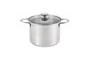 Maruyama Lucente 20cm Stockpot with Glass Lid Induction and Gas Stove Deep Pasta Made In 4.8L (LU-20ZD), Compatible, Pot, Pot, Multi-Purpose Cookware,