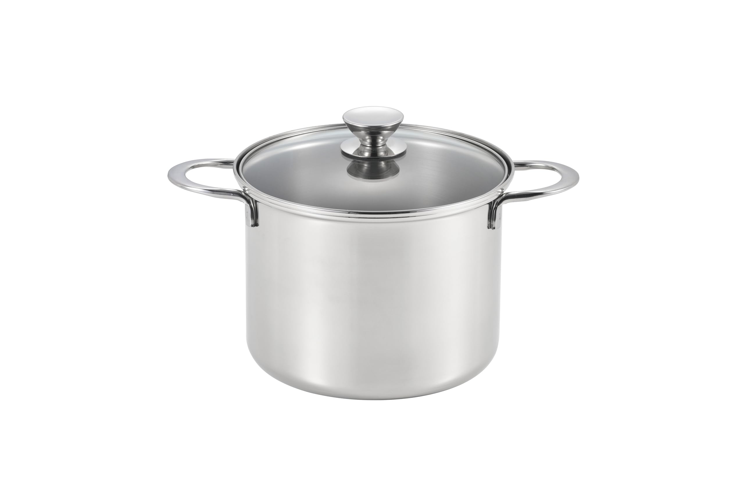 

Maruyama Lucente 20cm Stockpot with Glass Lid Induction and Gas Stove Deep Pasta Made in 4.8L (LU-20ZD), Compatible, Pot, Pot, Multi-Purpose Cookware,