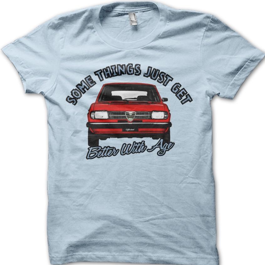 

ALFA Some Things Just Get Better With Age Classic Retro Car T-Shirt 06137 L