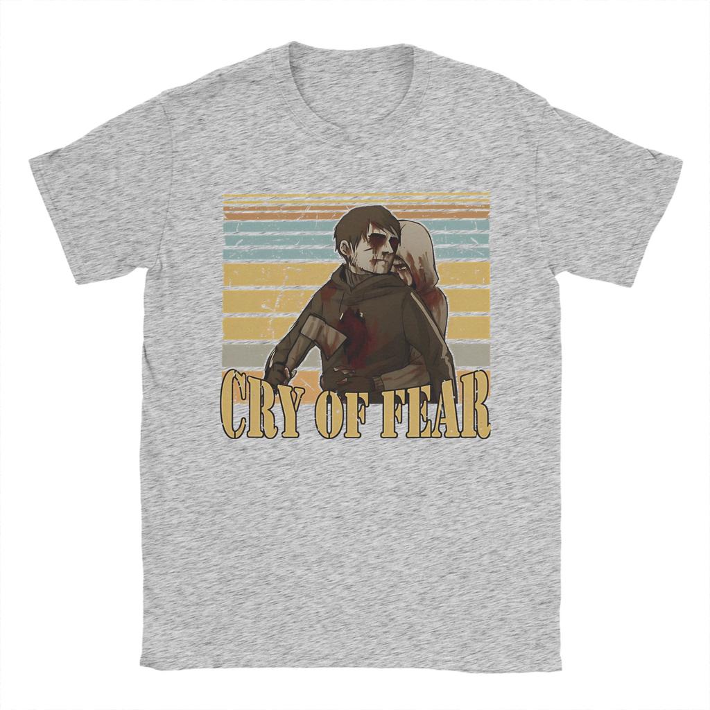 Simon Henriksson Cry of Fear Graphic Printed T Shirts for Unisex Women Pure Cotton Tee Shirt Clothes