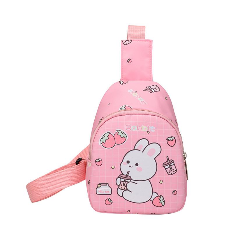 Dinosaur Print Cute Pattern Coin Purse Crossbody Bag Boys And Girls Chest Bag