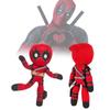 Adorable Deadpool Wolverine Plush Toys Featuring Vibrant Red Colors And Soft Pp Cotton Filling Perfect For Collectors And Kids