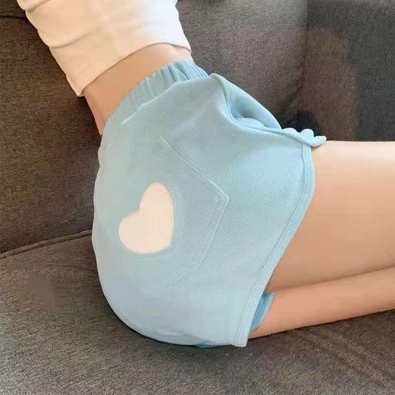 Love Sports Shorts Women's Summer High Waist Loose Wide Leg Casual Hot Pants