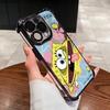 Cute SpongeBobs S-SquarePants Phone Case for Samsung Galaxy S26 S25 S24 S23 S22 S21 S20 FE Ultra Plus 5G Anti-drop Cover