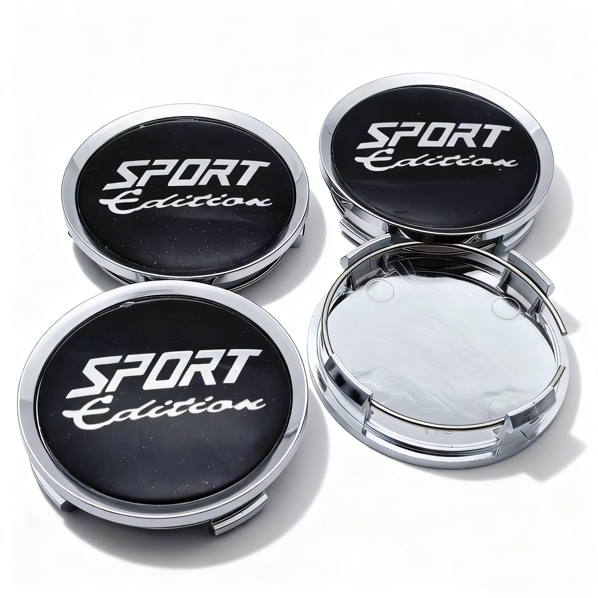 

4pcs Sport Edition Logo Badge Emblem Car Wheel Center Caps 74mm Clips 69mm Wheels Hub Cap Rim Hubcaps Dust Cover Car Accessories Sport Edition Badge&4pcs T75 Wheel Cap