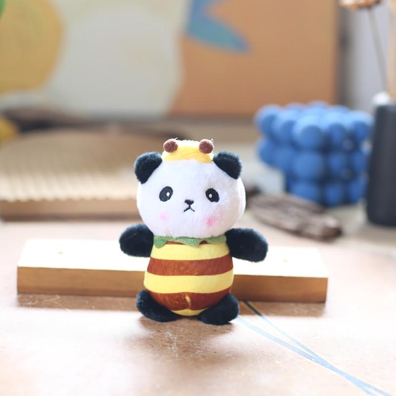 

Милая милая трансформированная маленькая панда подвеска плюшевая игрушка кукла гигантская панда сумка подвесное украшение брелок кукла 12cm