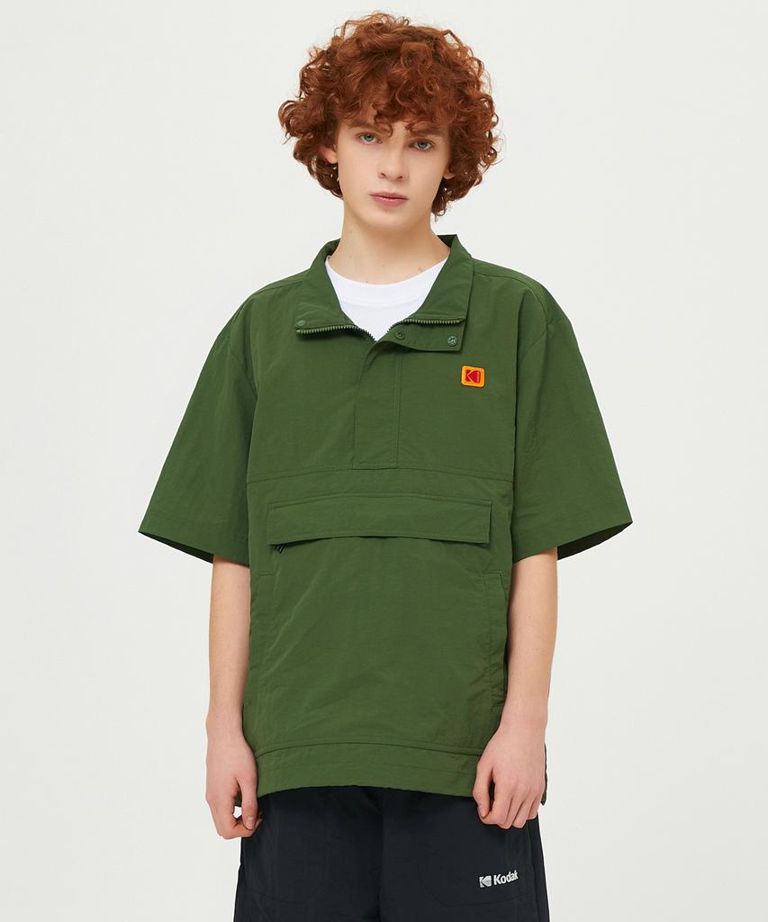 Kodak Color Plus Stand Neck Anorak Khaki