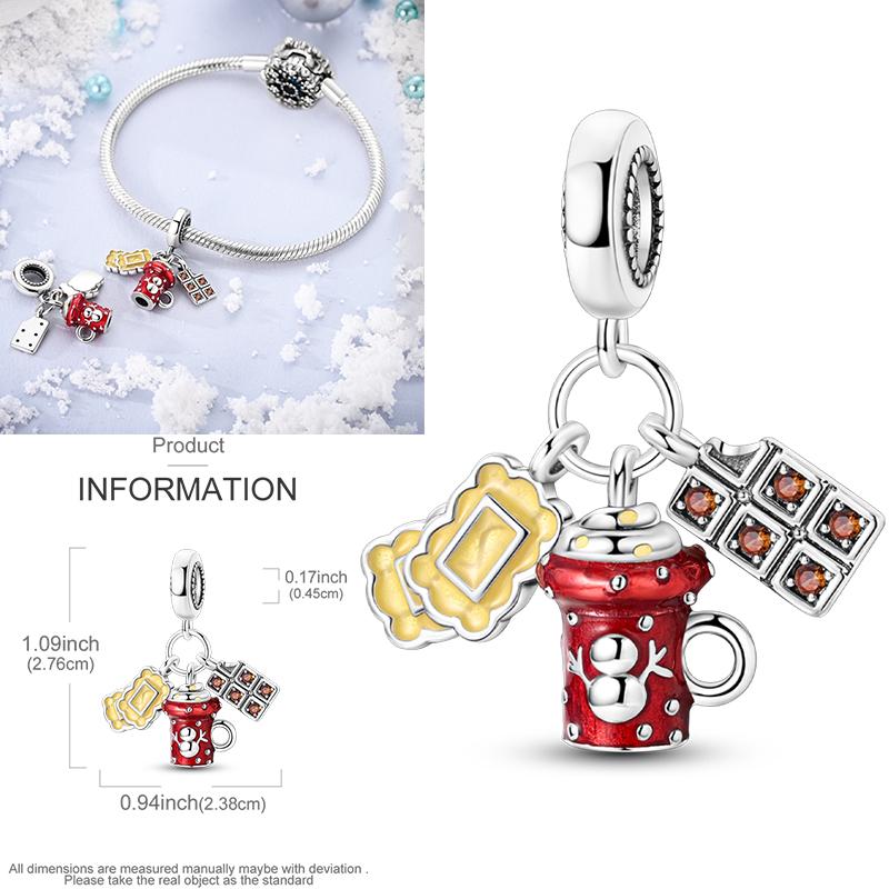 Copper Plated Elephant Sunflower Devil Eyes Christmas Tree Snowflake Charms For Women Diy Jewelry Anniversary Gifts