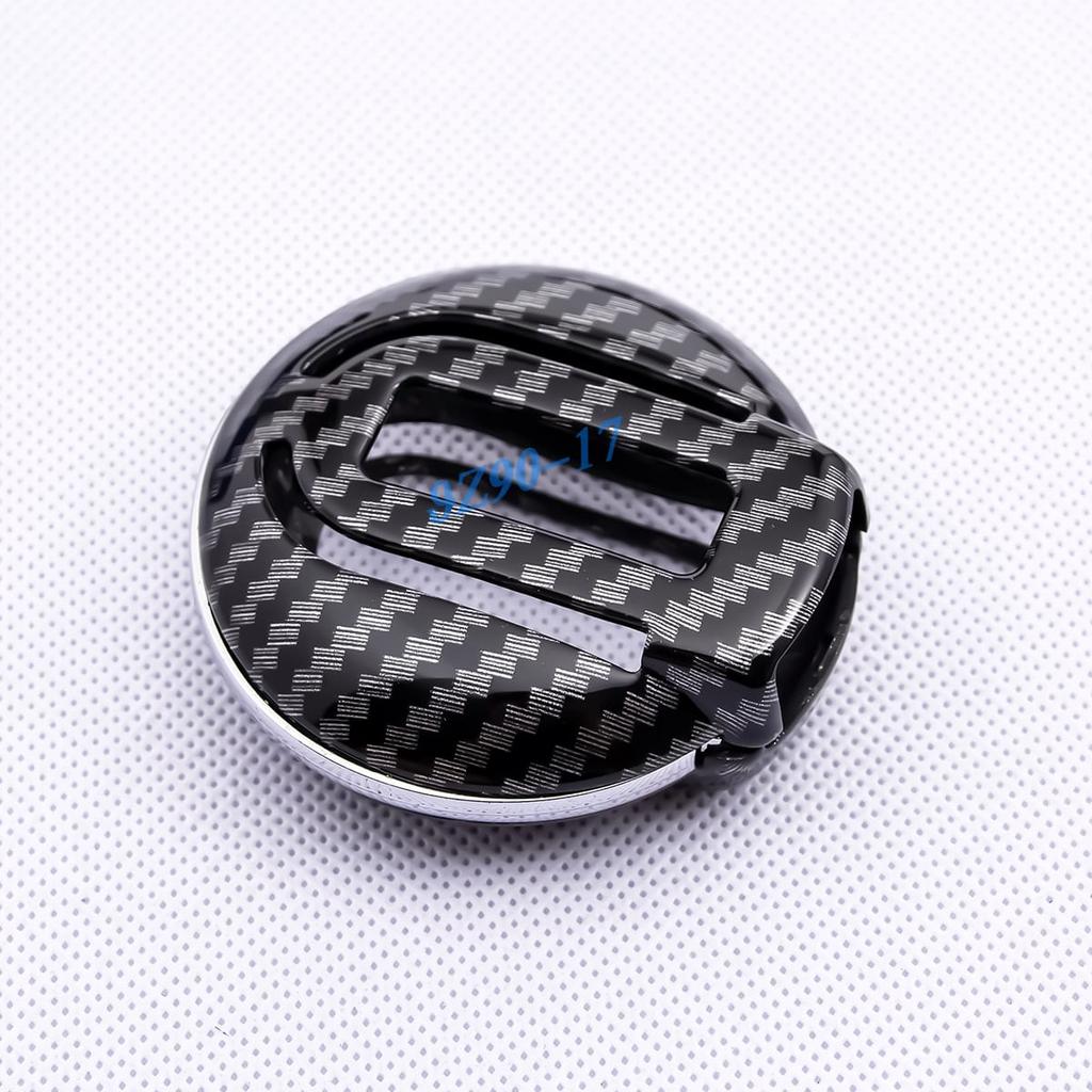 Carbon Fiber Car Key Fob Cover Case Chain Ring For Mini Cooper S One Countryman Clubman F54 F55 F56 F57 F60
