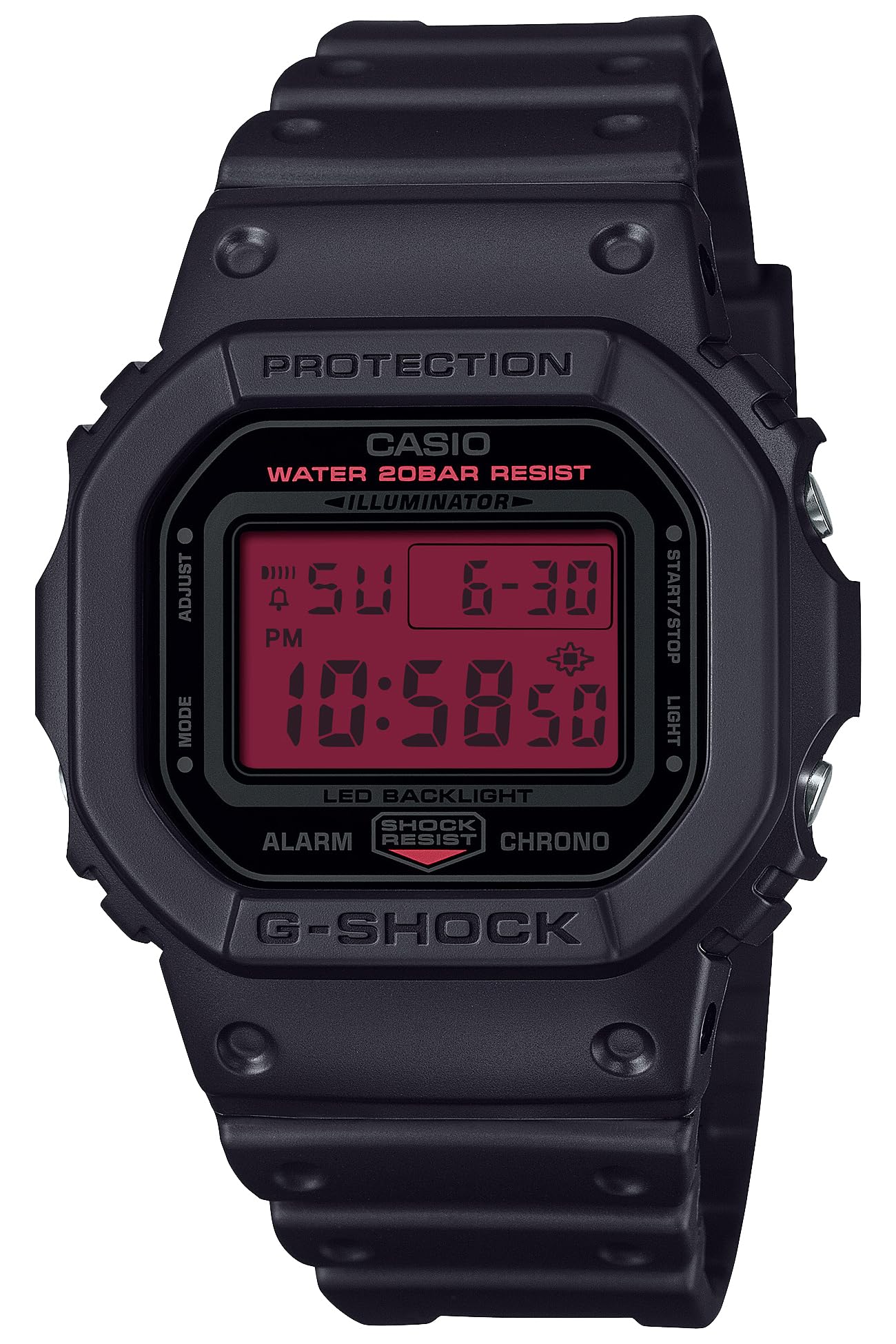 

Часы экологически чистые Черные [Casio] G-Shock [Использует материалы] DW-5600BBR-1JF Мужские