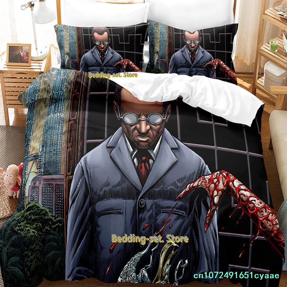 Comics Extinction Parade Bedding Set Cartoon Anime Three-Piece Set Adult Kid Bedroom Duvetcover Sets Lenol De Cama Casal