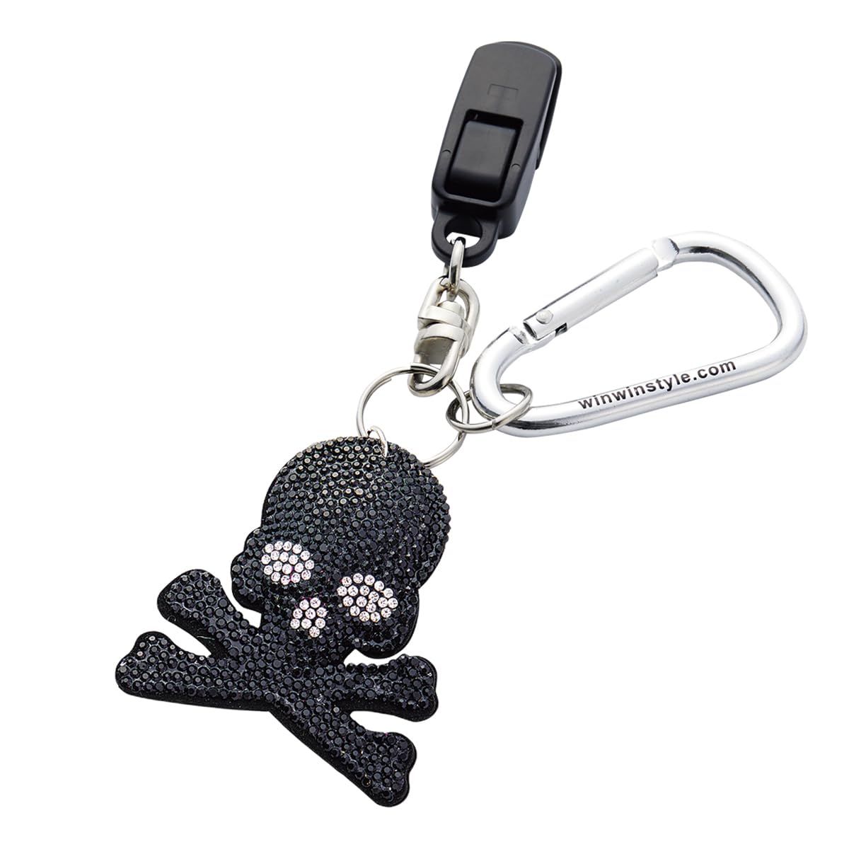 

WINWIN STYLE Winwin PUTTER CATCHER Putter Catcher Skull SLULL Rhinestone (PC-204 BK)