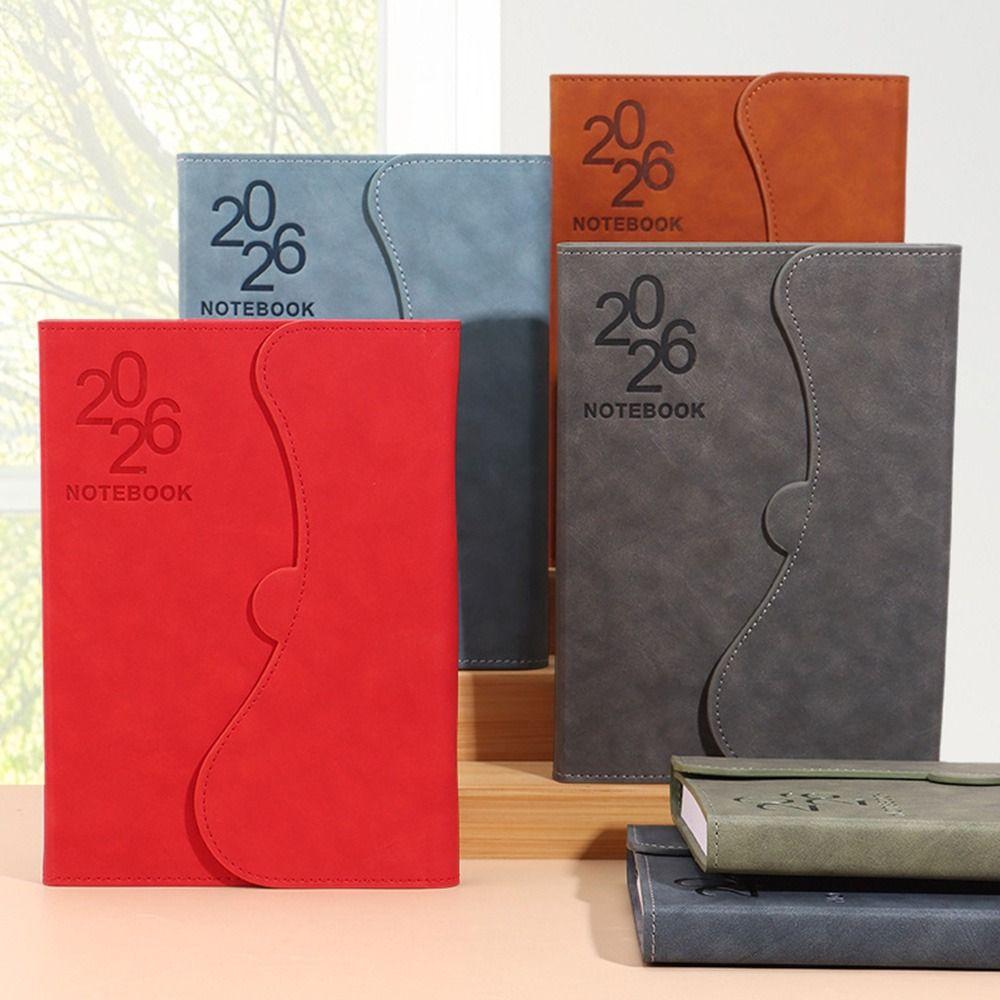 12 Months 2026 Schedule Planner Notepad English To-do List Notebook Office Work Planner  Business