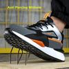 Light Safety Shoes for Men Industiral Anti-slip Work Shoes with Steel Toe Spring Autumn Construction Anti Puncture Work Boots