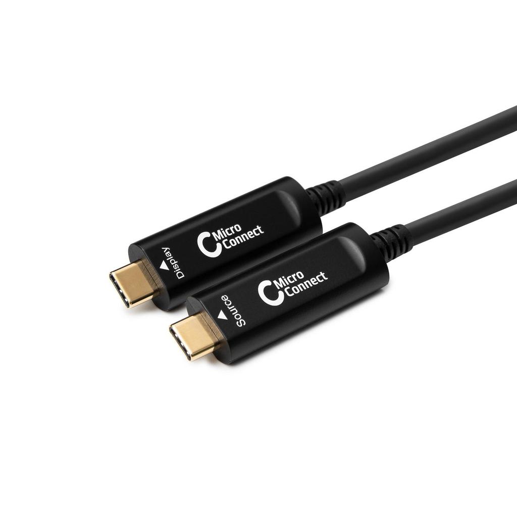 Microconnect Premium Usb-C Optical Cable 10M, 4K60Hz, Video Only, No Charging, Usb3.1Cc10Op