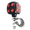 Arenbel Steering Spinner Resin Interior Part for Black and Red Dice-Shaped Knob, Cars,