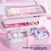 Three-Layer Multiplication Table Tin Pencil Box for Kids - Large Capacity for Elementary Students