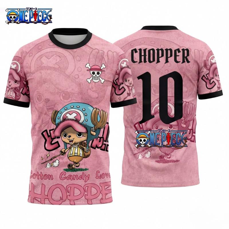 2026One Piece Special Edition Football Jersey T-Shirt Luffy Gear 5 Anime Men's/Women's Sportwear Breathable Summer Oversize Tee