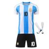 Kids Argentina Messi Soccer Jersey, Polyester Sportswear, Multicolor, Multi-Size