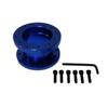 Universal Steering Wheel Hub Boss Spacer, 2.0 Inches (50 Mm), 4 Colors Available (Black, Silver, Blue, Red), Bule