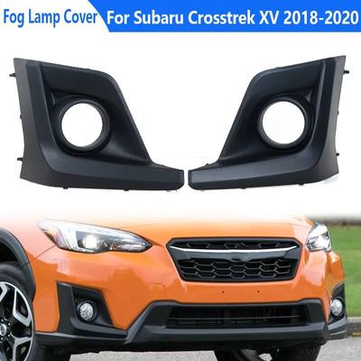 Fog Lamp Cover Grill Bezel Headlight Front Bumper Fog Light Cover Trim For Subaru Crosstrek XV 2018 2019 2020 Car Accessories
