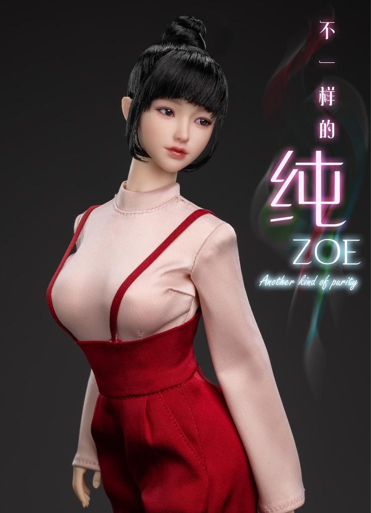 [TOYBARJAPAN] 16 scale action figure compatible with TBLeague and other bodies I8-P005PB ZOE Jun Junior Bishoujo and other shirt, pants and stockings