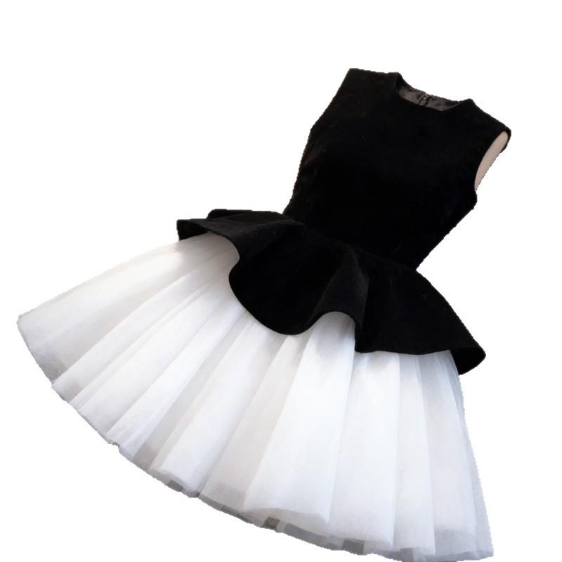 French sleeveless vest mesh splicing ballet dress new female princess style thin tutu skirt
