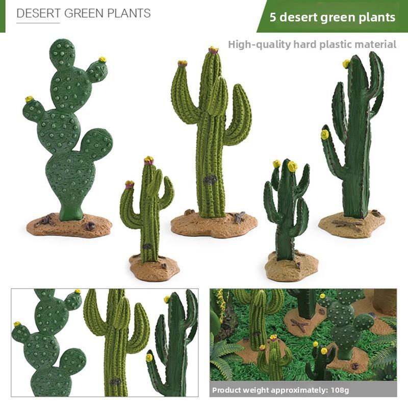 Plastic Cactus Bread Tree Models Micro Plants For Home Decor And Window Display