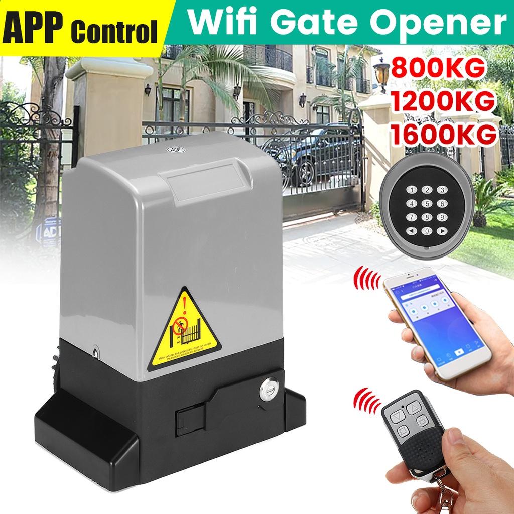 IP44 35NM 750W AC Motor Gate Automatic Door Operators Heavy Duty Garage Door Opener Kit WiFi APP Control Electric Sliding Gate Opener Kit DW370