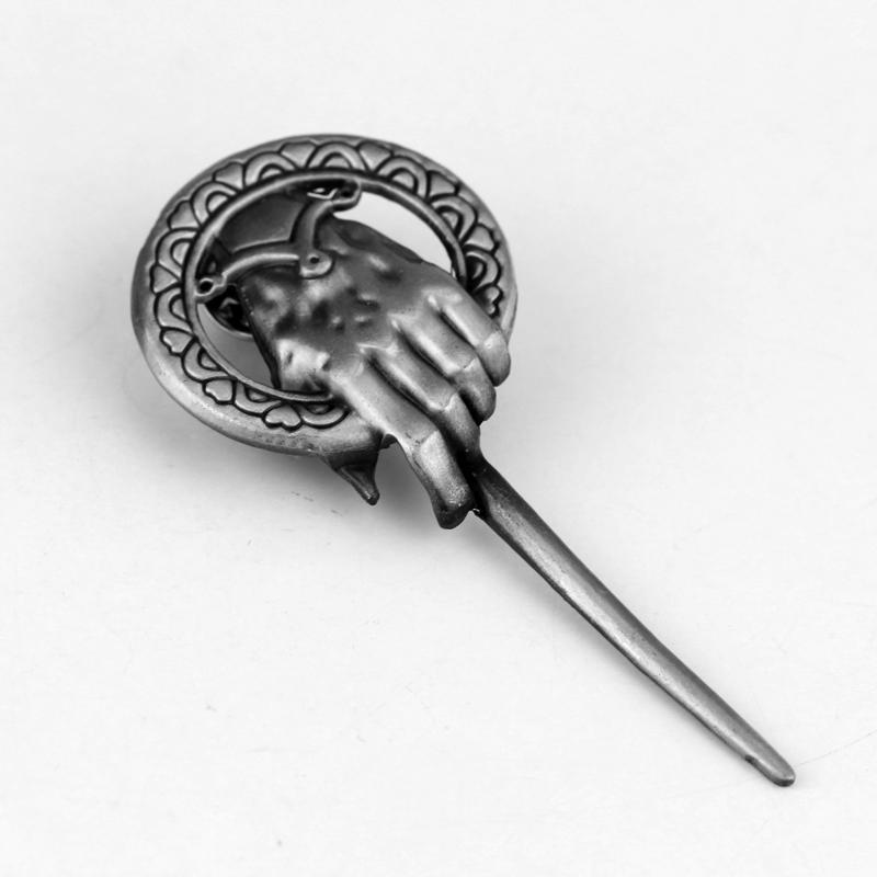 Europäische und amerikanische Film- & TV-Peripherie Königshand-Brosche Schmuck