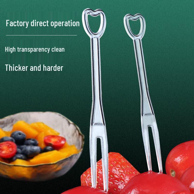 Individually Wrapped Disposable Plastic Fruit Forks