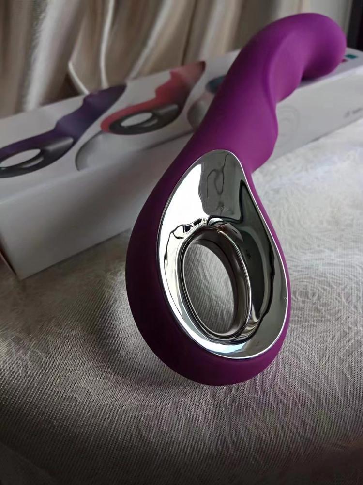 Langchao Rechargeable 10-Frequency Vibrator - Strong Shock, Water-Resistant, Intimate Adult Toy for Women