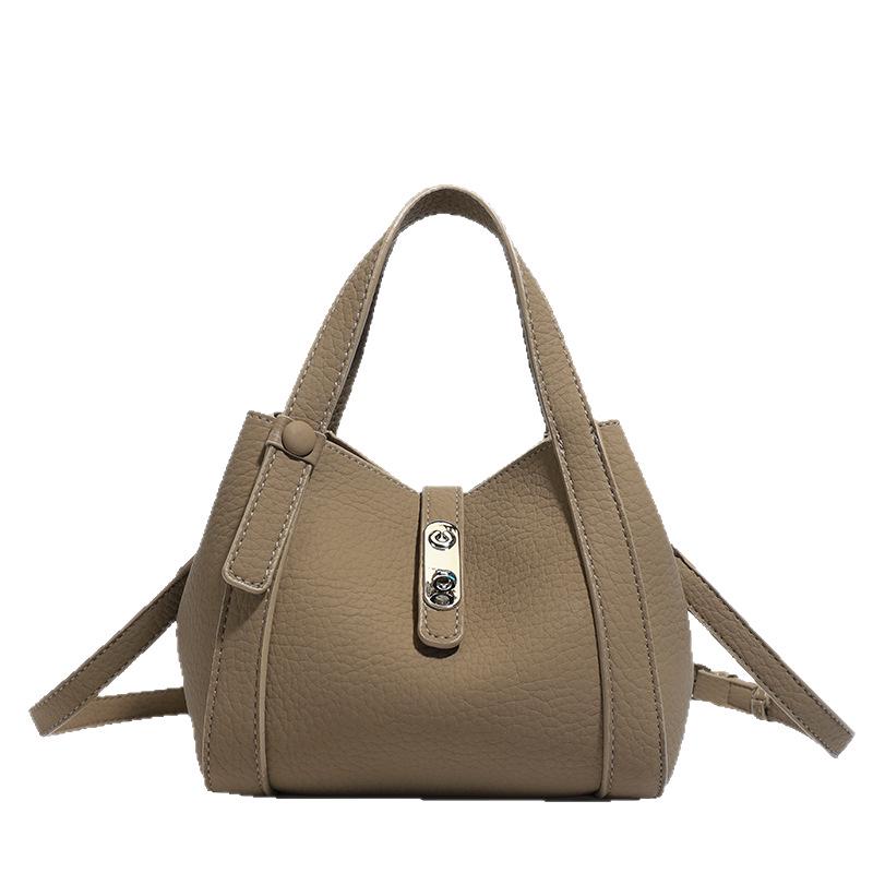 Retro Stylish Versatile Bucket Tote Bag - Casual Crossbody Shoulder Basket