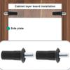 36Pcs Black Plastic Shutter Connector Parts Spring Loaded Pin Set for Blind Hardware Repair Furniture Door Damper Replacement and Quiet Daily Use