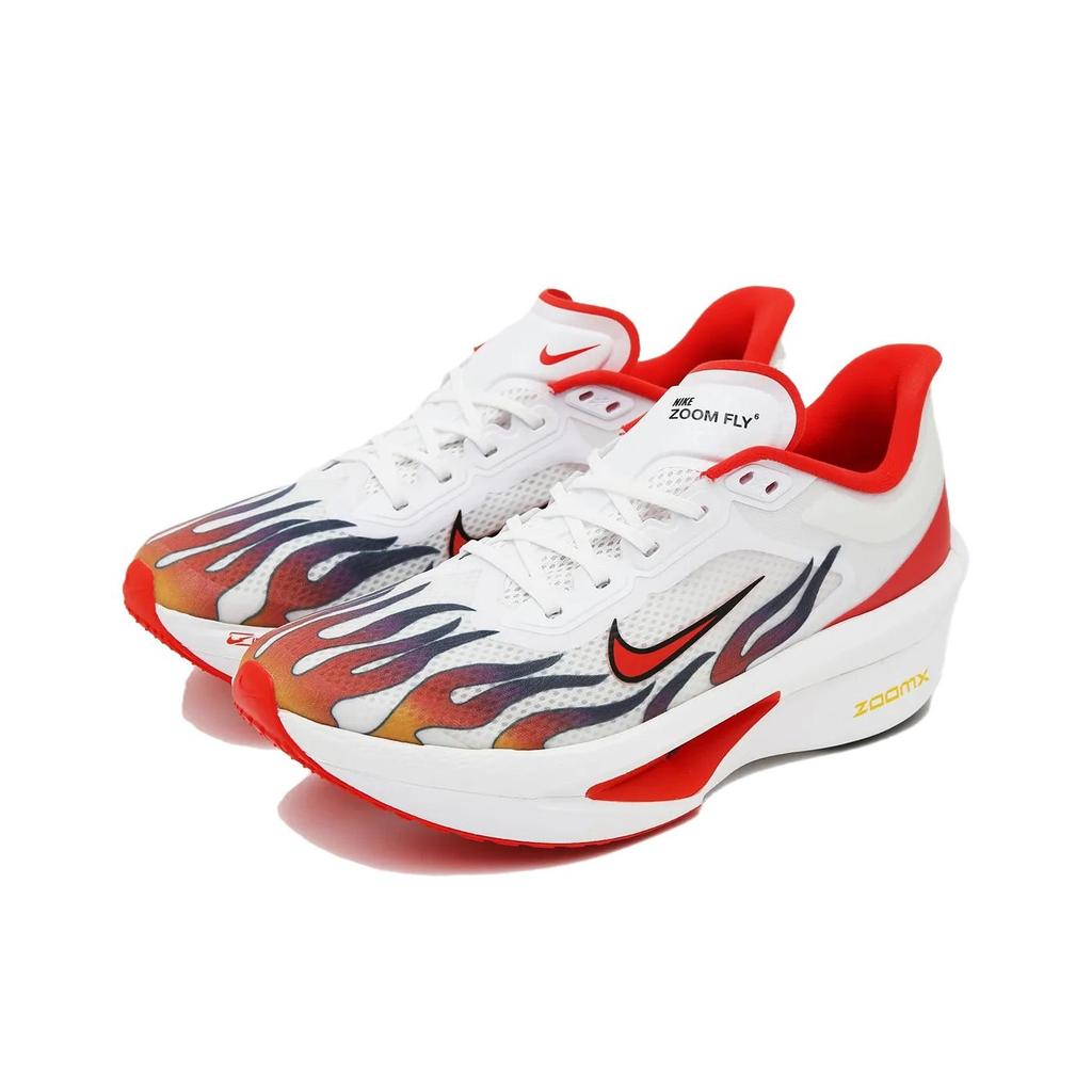 Nike Zoom Fly 6 Ekiden Pack Unisex Sneakers Vit Habanero-Röd Svart HQ3498-100