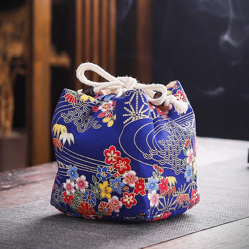 Mehrzweck-Reise-Aufbewahrungstasche für Teegeschirr, Baumwolle, Teetasse, antike Armbänder, Schmuck, Schutzhülle, japanisches Mittagessen, Geschenk, Dekorationstasche
