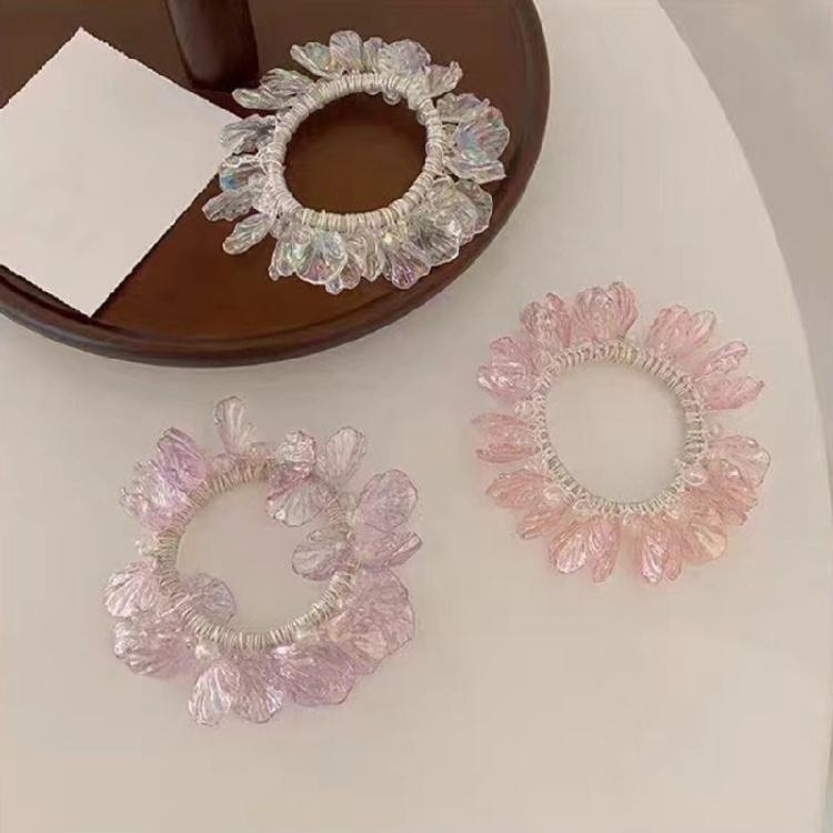 Trendy Shell Pearls Hair Rope Offering Comfort and Style Comfortable Scrunchies Pneytail Holder For Fashion Women