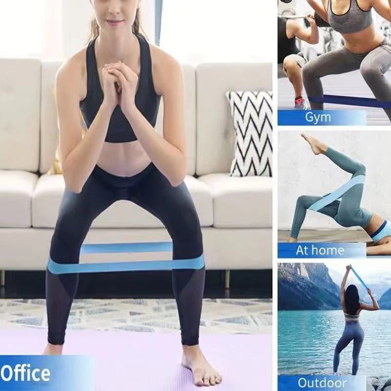 Banda Elástica de Resistencia para Fitness Entrenamiento en Casa Yoga Ejercicio Banda de Resistencia Estiramiento Pilates Ejercicio Equipo de Fitness