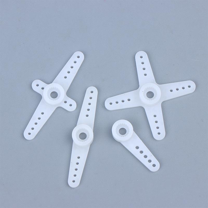 5 Sets Sg90 9G Servo Horn Arms Kit, Plastic Servo Replacement Horn With Mounting Screws For Sg90 Rc Servo Motor