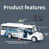 Public Bus Plastic Playset With Sound And Light Function Kids Model Simulation