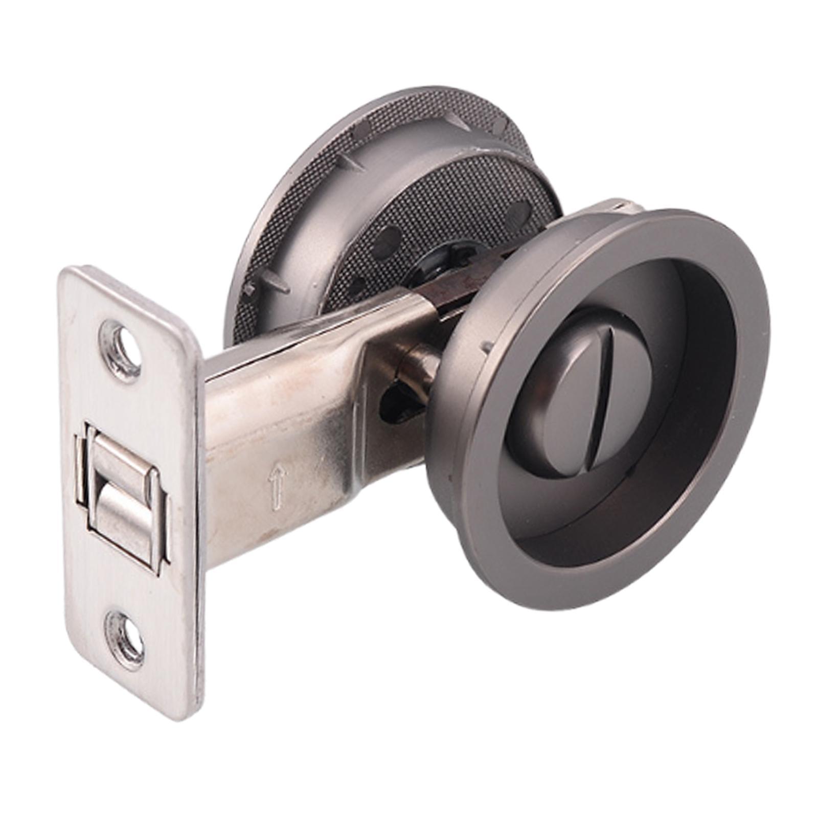 

Security Door Lock Door Cylinder Lock Flush Handle Door Hardware Home сірий колір