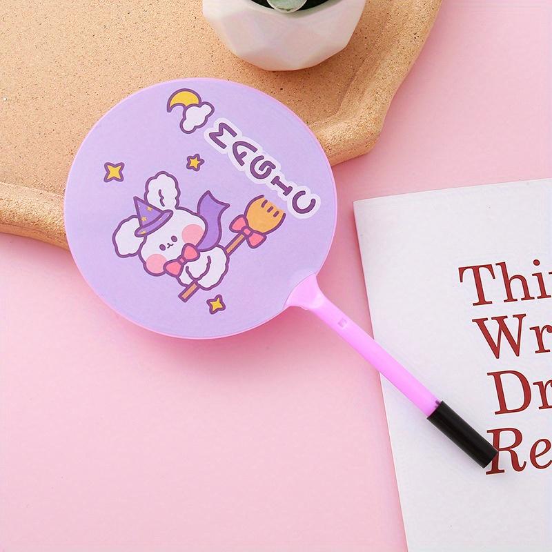 Back To School Season 10pcs 0.5mm Angel Elf Fan Pen Creative Stationery Prize Gift Writing Tool Fan Ballpoint Pen