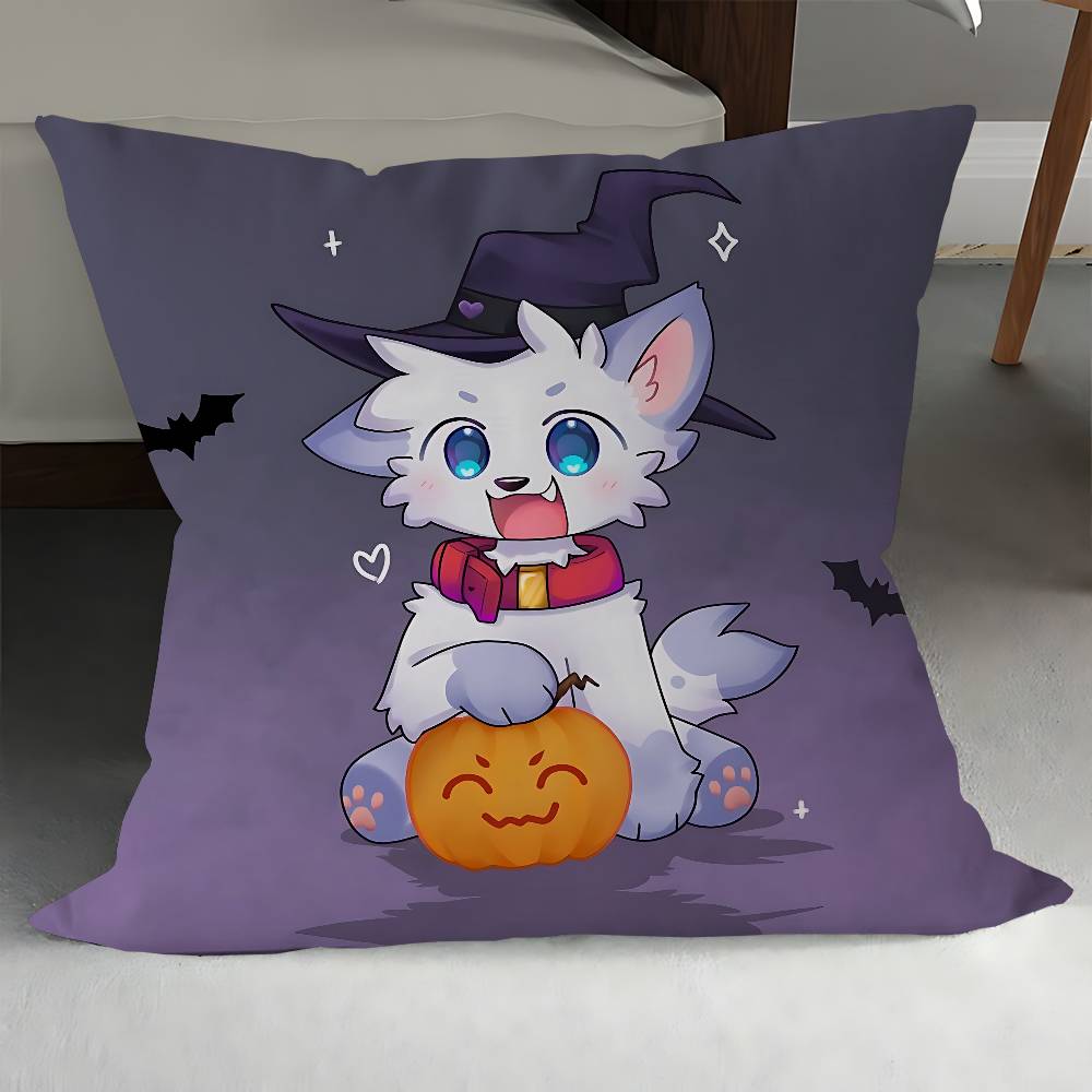 B-BoykisserS Silly Cat Pillow Cover Sofa Cushion Cover Home Room Decoration Children Gift