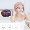 Female Sleeping Hat Supplies Bathroom Double Layers High Shower Hair Caps Oil-Proof Dust-proof Girl Head Cover Using
