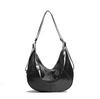 Dumpling bag new large-capacity commuter niche high-end messenger bag woman