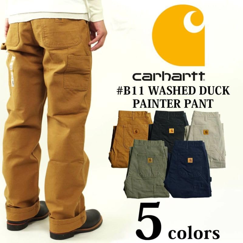 Carhartt B11 Washed Duck Painter Size 36 Pants, Brown,