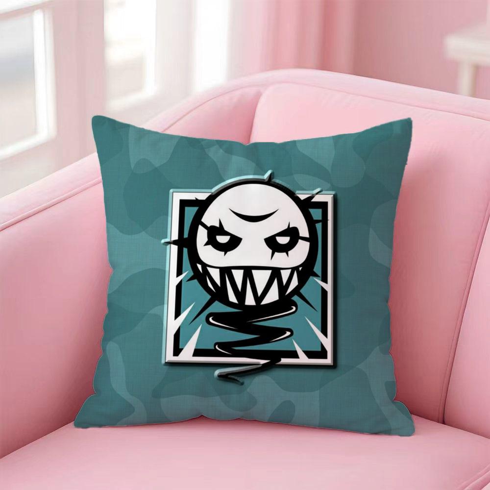 TTom Clancys Rainbow Six Siegeful Cushion Cover Premium SkinFriendly Pillow Case MultiPurpose for Home Office Travel